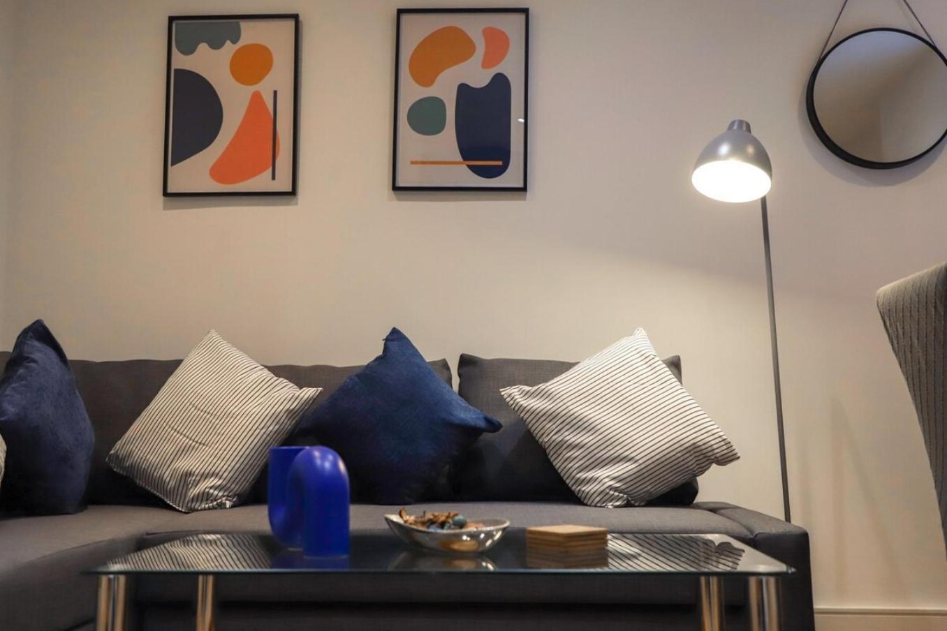 New- Modern 2Br Apt Wifi Sleep5 City Centre Sheffield Bagian luar foto