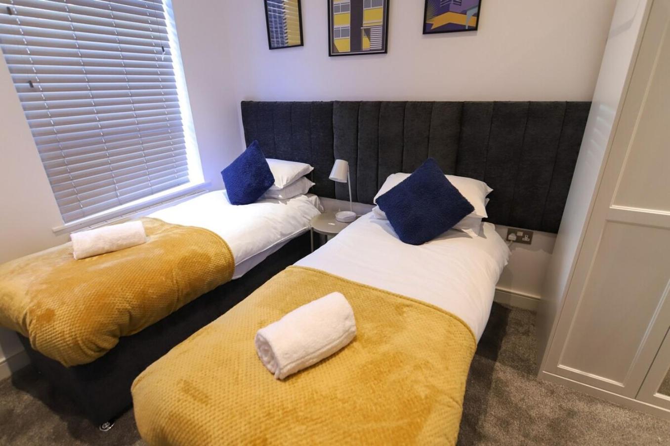New- Modern 2Br Apt Wifi Sleep5 City Centre Sheffield Bagian luar foto