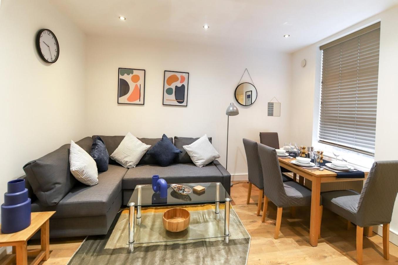 New- Modern 2Br Apt Wifi Sleep5 City Centre Sheffield Bagian luar foto